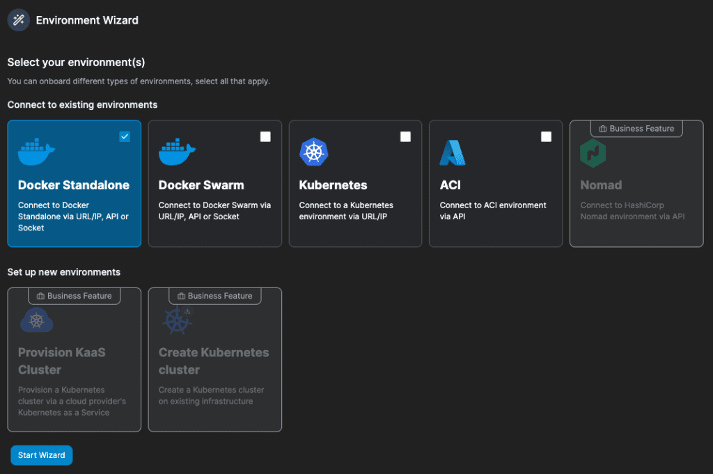 Portainer Environment Wizard