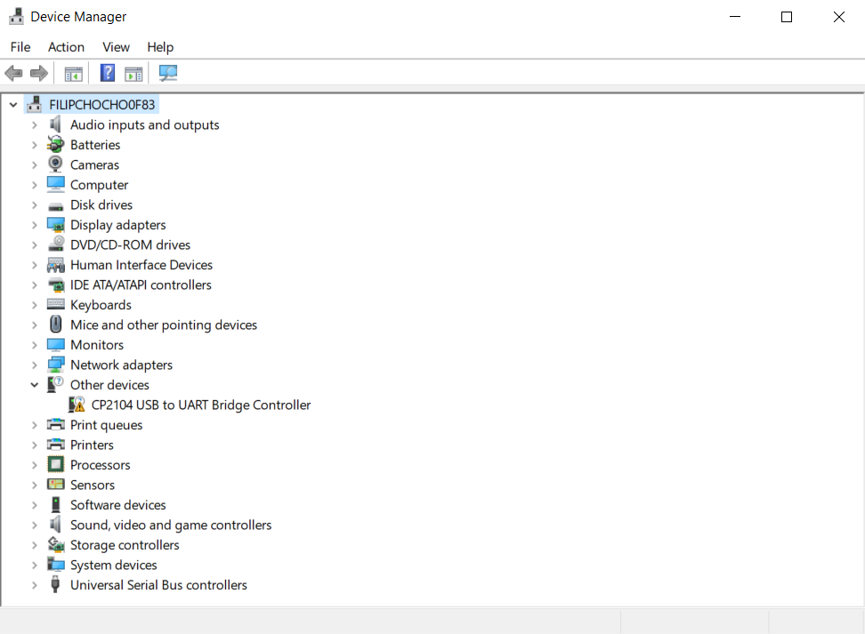 No driver detection by Windows